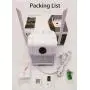 Floodlight Camera, Security Camera Outdoor 48LED Brightness with Siren Alarm IP65 Waterproof 1080p Night Vision Motion-Activated and Two-Way Audio White