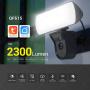 Floodlight Camera, Security Camera Outdoor 2300 Lumen Brightness with Siren Alarm IP65 Waterproof 1080p Night Vision Motion-Activated and Two-Way Audio White
