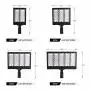 LED Parking Lot Lights, Shoebox Pole Street Light, 90-305V, Photocell, 200w,300w,400w and 500watts