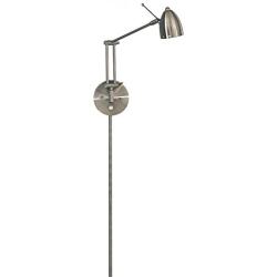 George Kovacs P254-084, 1 Light Reading Wall Lamp, Brushed Nickel