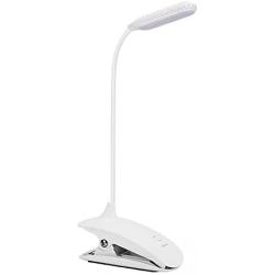 TINYOUTH Clip On Reading Light, 12 LED Flexible Clip Light with 3 Brightness Level, 1000mAh USB Rechargable Book Light Eye Protection 360°Adjustable for Reading in Bed Working Studying