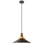 Nordic Pendant Light, Aluminum Dining Room Hanging Light Industrial Ceiling Pendant Light Kitchen Island for Bedroom Hallway Entryway-Black A