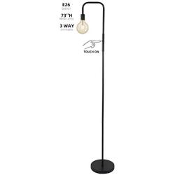 JIOSXC 3-Way Dimmable Touch Floor Lamp for Living Room,Bedroom,Standing Lamp for Office,Study Room,Led Bulb Incluced