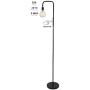 JIOSXC 3-Way Dimmable Touch Floor Lamp for Living Room,Bedroom,Standing Lamp for Office,Study Room,Led Bulb Incluced