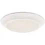 CORAMDEO 7.4 Inch LED Flush Mount Ceiling Light Fixture, Closet, Bathroom, Shower, Laundry, Hallway, Pantry, 3K, Built in LED 75W of Light from 11.5W of Power, 800 Lumen, Dimmable, White Finish