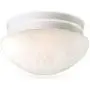 Design House 107144 Millbridge Traditional Indoor Flush Mount Ceiling Light Dimmable for Bedroom Dining Room Kitchen, 9.25 in, White