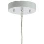 JONATHAN Y JYL6504A Campana 20'' Woven Rattan Dome LED Pendant, Scandinavian, Minimalist, Transitional for Kitchen, Living Room, Cream