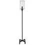 Henn&Hart FL0011 Modern Industrial Farmhouse Blackened Bronze Metal Finish with Seeded Glass Shade for Living, Bedroom, Office, Or Dining Room Floor Lamp, One Size, Black Henn&Hart FL0011 Modern Industrial Farmhouse Blackened Bronze Metal Finish with Seeded Glass Shade for Living, Bedroom, Office, Or Dining Room Floor Lamp, One Size, Black