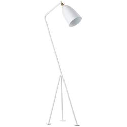 HAIXIANG Nordic Iron Living Room Tripod Floor Lamp Sofa Study Standing Lamp for Dining Room Bedside Rotatable Macarons Light White