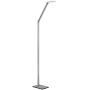 Bentley Modern Task Floor Lamp LED Silver Aluminum Adjustable Touch On Off for Living Room Reading Bedroom Office - Possini Euro Design