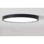 LED Ceiling Lights,LuFun Thin Flat Modern Black Flush Mount Lighting Fixture,6500K Cool White Ceiling Lighting for Dining Hallway Living Kitchen Bedroom Room,24W,Dia 7.8 Inch,0.94 Inch Thickness