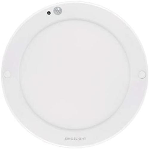 LED Motion Sensor Panel Ceiling Light Fixture with Dusk to Dawn Sensor and PIR Motion Detector, Dual Mode Switchable, Security Light, Ultrathin Surface Mounted, Integrative Driver