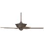 52'' Casa Contessa Vintage Ceiling Fan Control Bronze Copper Walnut Blades for Living Room Kitchen Bedroom Family Dining - Casa Vieja