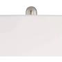 Carol Modern Table Lamps Set of 2 Mercury Glass Column White Drum Shade for Living Room Family Bedroom Bedside Nightstand - 360 Lighting