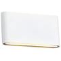 Aluminum Modern LED Wall Sconce Interior Wall Light Fixture Wall Mount Light for Living Room Bedroom Hallway Conservatory 6w Warm White 3000k-White. White