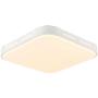 Dimmable LED Ceiling Light, LED Surface Mount Fixture with Remote Control, 21.7in Square LED Ceiling Lamp Without Flicker, for Living Room, Bedroom, 45W LED Ceiling Lamp,3000K-6000K