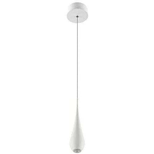 7W Dimmable Adjustable LED Pendant Light, 120V, 3000K (Warm White), Sand White Finish Adjustable Hanging Light, Ceiling Light, LED Pendant Lighting, Ceiling Pendant Light for Living Room, ETL Listed
