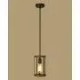 Eapudun Farmhouse Pendant Light, 1-Light Metal Wire Cage Hanging Lantern, Matte Black and Wood Finish, PDA1141-FBDT Eapudun Farmhouse Pendant Light, 1-Light Metal Wire Cage Hanging Lantern, Matte Black and Wood Finish, PDA1141-FBDT