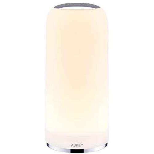 AUKEY Bedside Lamp Touch-Sensitive Table Lamp with Dimmable Warm White Light and Lighting Memory Function Night Light for Living Rooms and Bedrooms