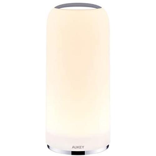 AUKEY Bedside Lamp Touch-Sensitive Table Lamp with Dimmable Warm White Light and Lighting Memory Function Night Light for Living Rooms and Bedrooms