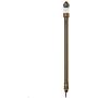 VOLT Flat Hat 12V Brass Path Light (7'' Shade, 25'' Tall)