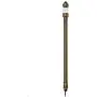 VOLT Flat Hat 12V Brass Path Light (7'' Shade, 25'' Tall)