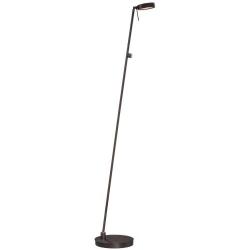 George Kovacs P4304-647, Georges Reading Room, 1 Light LED Pharmacy Floor Lamp, Copper Bronze Patina