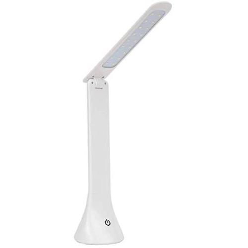 Trenton Gifts Foldable Battery Operated Desk Lamp | 18 LED Bulbs | 3 Level of Brightness | Perfect for Work, Bedroom, Dorm & More!