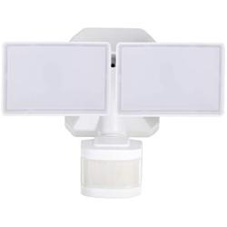 Dusk-to-Dawn Security Lights with Motion Sensor, 5000K Daylight White, ETL Certified, IP65 Outdoor, 110V 120V Dual-Head Rotatable LED Flood Light for Porch, Garage, Yard, Driveway, EMANER