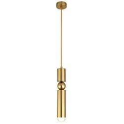 Lywins E26 Modern Gold Acrylic Nordic Pendant Light Fixture Ceiling Hanging Lights Spotlight for Kitchen Island Dining Room Lighting