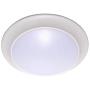 Gruenlich LED Flush Mount Ceiling Lighting Fixture, 9 Inch Dimmable 15.5W 1050 Lumen, Aluminum Housing Plus PC Cover, ETL and Damp Location Rated, 2-Pack (White Finish-3000K)