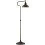 Ferris Rustic Farmhouse Pharmacy Floor Lamp Downbridge Bronze Faux Wood Adjustable Height for Living Room Reading Bedroom Office - Franklin Iron Works