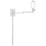 Home Decorators Collection Simplicity Swing arm Wall Lamp, 13'' H, White