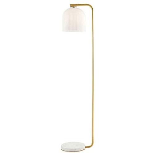 Reading and Floor Lamp Classic Arch Floor Lamp for Living Room LED Standing Light with Striped White Jade Glass Hanging Lamp Shade Modern Pole Lamp for Bedroom Office Study Room Kids Room ,Golden Mode Reading and Floor Lamp Classic Arch Floor Lamp for Living Room LED Standing Light with Striped White Jade Glass Hanging Lamp Shade Modern Pole Lamp for Bedroom Office Study Room Kids Room ,Golden Mode