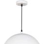 Regina Andrew Sigmund Pendant Small (White and Gold) | Ceiling Light Fixture with Single Socket 60 Watts Max E26 Keyless Base for Entries and Hallways to Kitchens and Dining Rooms