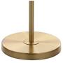 JONATHAN Y JYL9000A Elizabeth 60'' Crystal/Metal LED Floor Lamp, Contemporary, Transitional for Bedroom, Living Room, Brass Gold