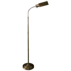 daylight24 402051-07 Natural Daylight Battery Operated Cordless Floor Lamp, Antique Brass