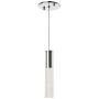 Pendant Lighting,Modern Contemporary,One Light Mini Pendant Light Fixture,Polished Chrome Bubble Glass Crystal Ceiling Hanging Lights, Perfect for Kitchen Island Dining Room Hallway Interior