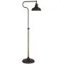 Ferris Rustic Farmhouse Pharmacy Floor Lamp Downbridge Bronze Faux Wood Adjustable Height for Living Room Reading Bedroom Office - Franklin Iron Works