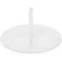 Modernluci White Standing Floor Lamp - Modern Nursery Stick Lamp with Shade for Office,Bedroom,Living Room - 56 Tall, E26 Led Edison Bulb