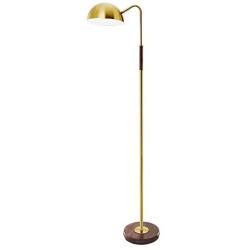 CO-Z Gold Floor Lamp Mid-Century Modern, Antique Arc Standing Lamp Adjustable, 59 Vintage Task Floor Lamp with Aged Brass Finish for Living Room, Bedroom, Reading, Office.