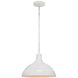 MOTINI Barn Pendant Light 1-Light Height-Adjustable Edison Hanging Light Fixture with Metal Dome Shade Farmhouse Style Ceiling Light Fixture in Black Finish for Kitchen Island, Dining Room, Foyer UL