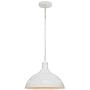 MOTINI Barn Pendant Light 1-Light Height-Adjustable Edison Hanging Light Fixture with Metal Dome Shade Farmhouse Style Ceiling Light Fixture in Black Finish for Kitchen Island, Dining Room, Foyer UL