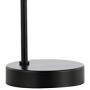 JONATHAN Y JYL6010A Arco 18.25'' Iron/Glass Mid-Century Globe LED Lamp Glam,Minimalist,Modern,Transitional for Bedroom, Living Room, Office, College Dorm, Coffee Table, Bookcase, Black