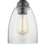 Gruenlich Pendant Lighting Fixture for Kitchen and Dining Room, Hanging Ceiling Lighting Fixture, E26 Medium Base, Metal Construction with Clear Glass