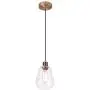 Seeded Glass Pendant Light Mini 1-Light Pendant Lighting for Kitchen Island Vintage Blown Glass Hanging Light Fixture with Seedy Glass Shade for Hallway,Dining Room,Balcony,Foyer,MAX40W,E26