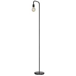 Holden 70'' Floor Lamp, Black, Satin Finish, In-Line On/Off Foot Switch,12937