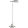 Jenson Modern Pharmacy Floor Lamp Adjustable Swing Arm Brushed Nickel Metal for Living Room Reading Bedroom Office - Regency Hill