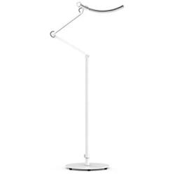 QQB Fashion LED Fashion Reading Floor lamp Creative Alloy,Living Room Bedroom Learning Piano Lights Modern (Color : Silver)