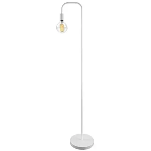 Oneach Industrial LED Floor Lamp for Living Room Bedroom Reading Office Metal Minimalist Standing Lamp White Oneach Industrial LED Floor Lamp for Living Room Bedroom Reading Office Metal Minimalist Standing Lamp White